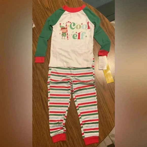 Cuddl Duds Jammies For Your Families kids size 4 Christmas Pajama Set. NWTS! - Picture 5 of 13